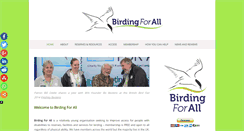 Desktop Screenshot of birdingforall.com